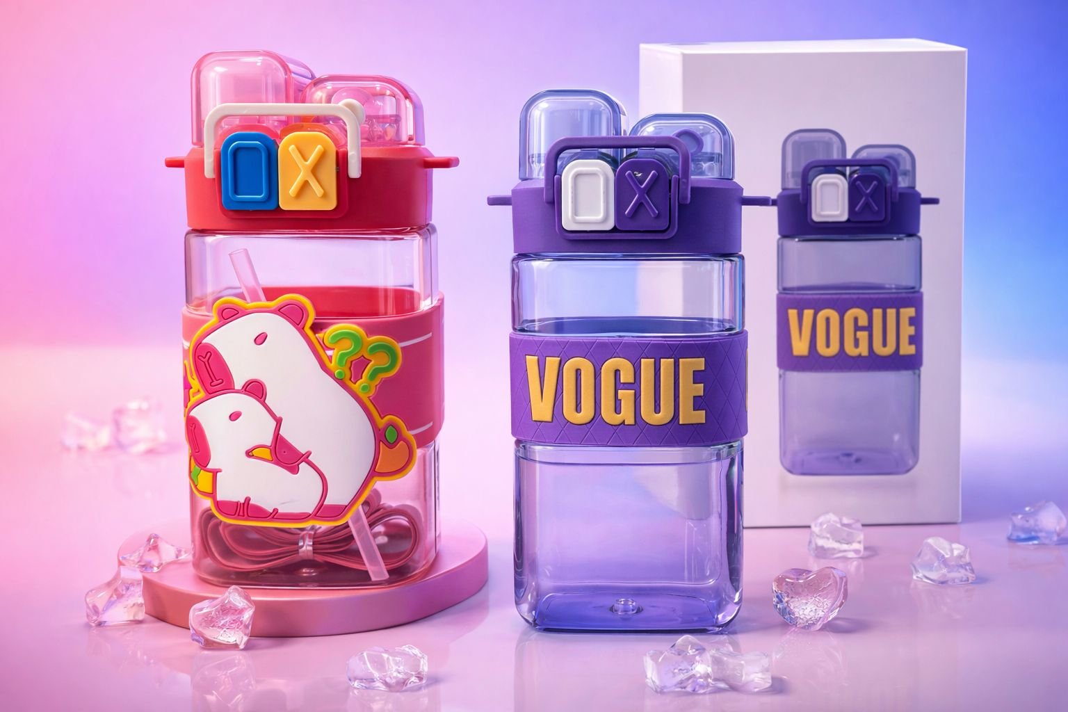 2-Way Sipper Water Bottle for Kids